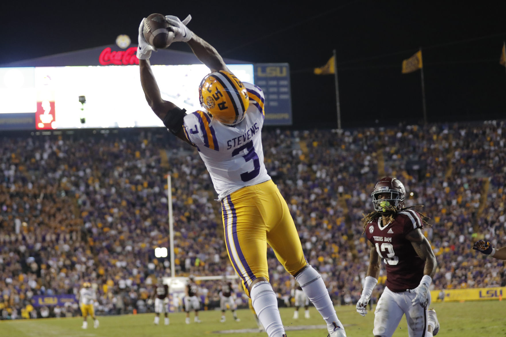 No. 4 Georgia vs. No. 2 Louisiana State: LSU 28-24
